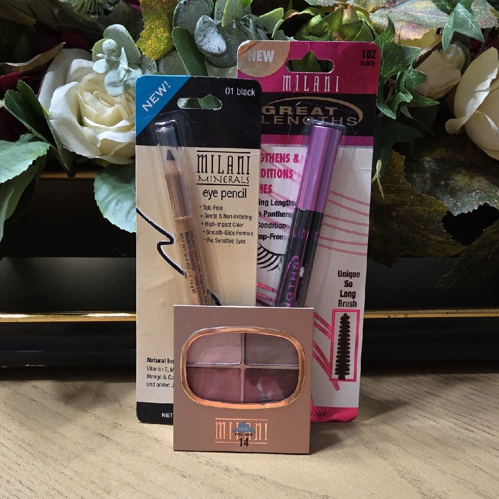 Milani Eye Makeup And Nail Color Bundle Of 5